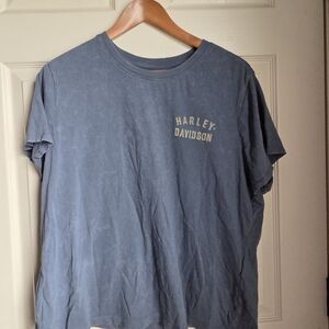 Harley-Davidson Women Blue Sweatshirt 2XL